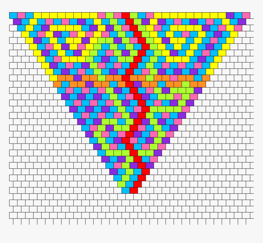 Abstrace Rainboe Bandana Bead Pattern, HD Png Download