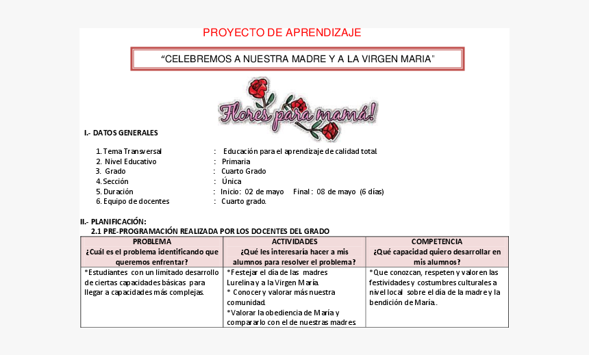 Dia De Las Madres Png, Transparent Png