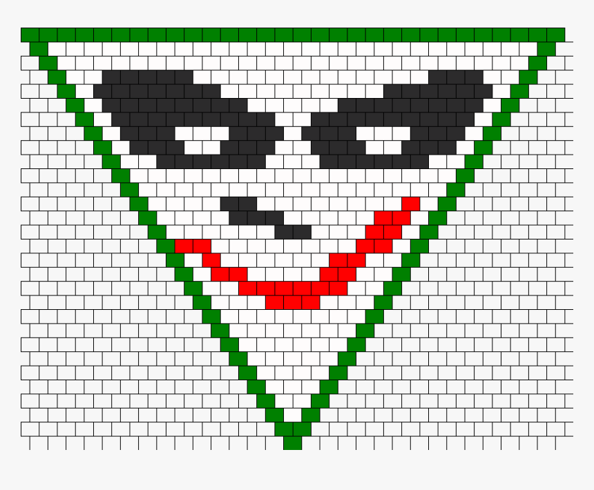 Batman Joker Bandana Bead Pattern, HD Png Download