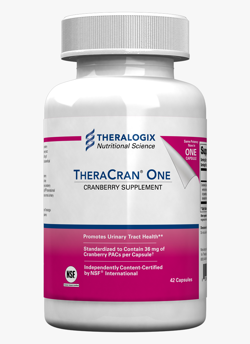 Theracran One Cranberry Capsules, HD Png Download