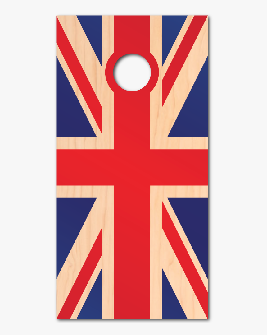 Union Jack Cornhole Game, HD Png Download