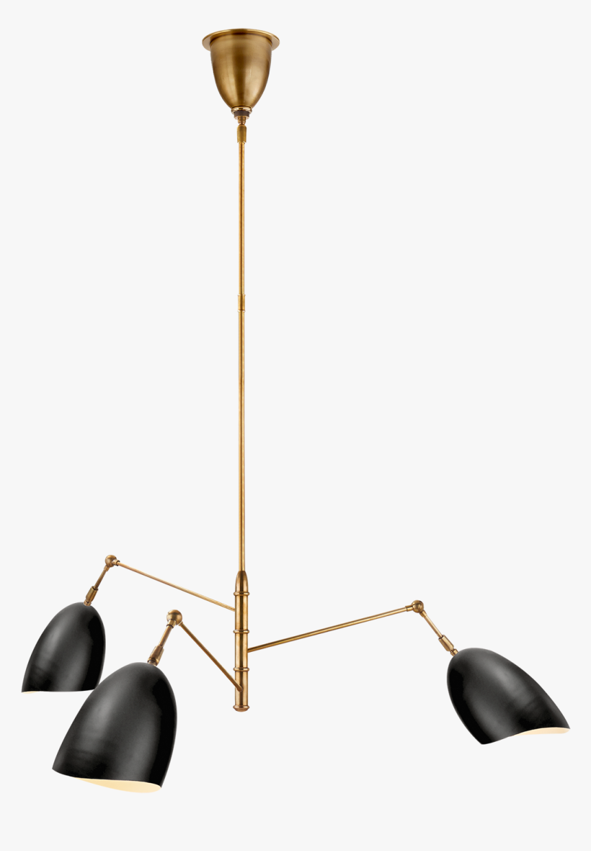 Sommerard Medium Triple Arm Chandelier In Hand Rubbed, HD Png Download