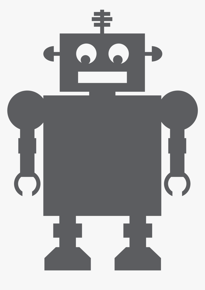 Chalkboard Robot, HD Png Download