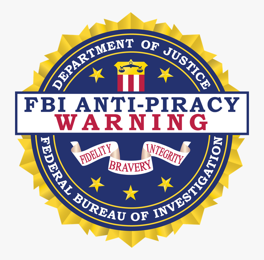 Fbi Anti Piracy Warning Png, Transparent Png