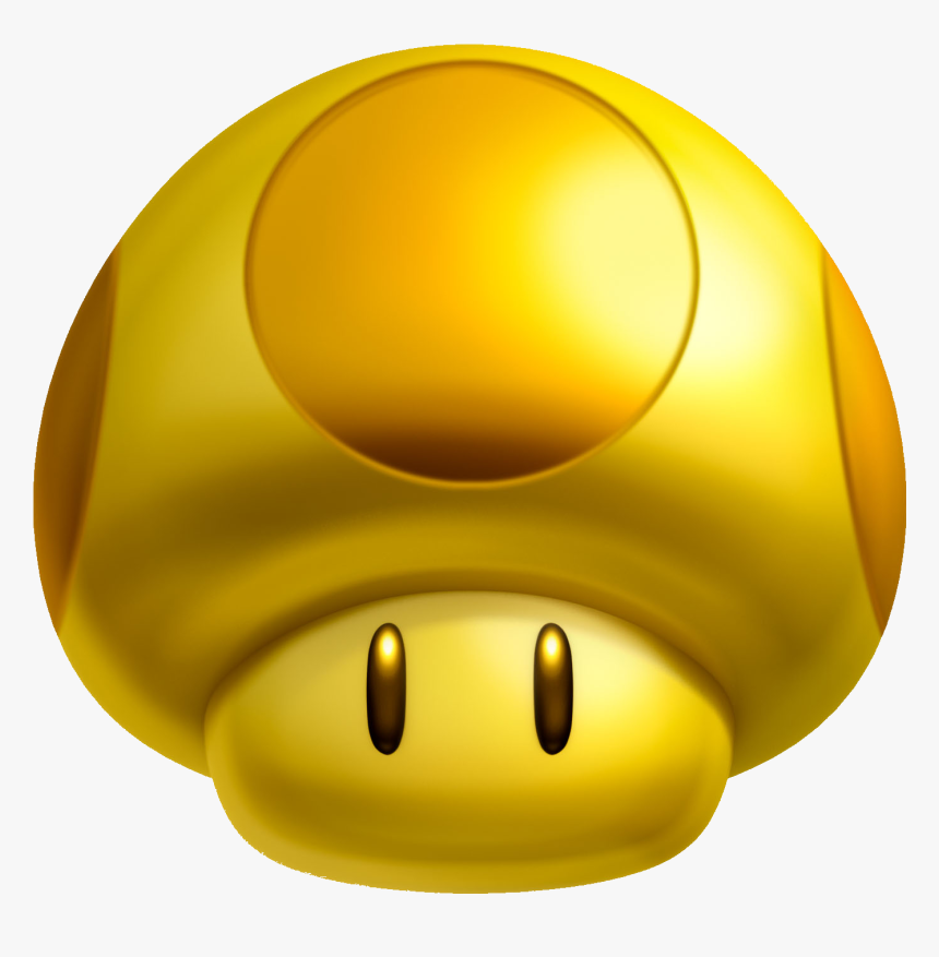New Super Mario Bros 2 Gold Mushroom , Png Download, Transparent Png