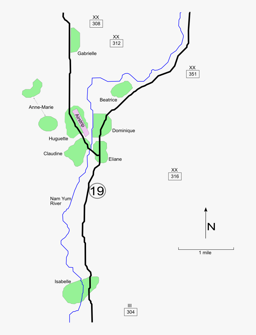 Dien Bein Phu Map, HD Png Download
