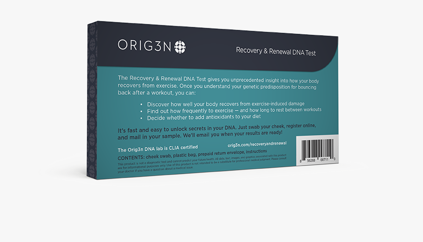 Back Of Recovery & Renewal Dna Test 
 Class, HD Png Download