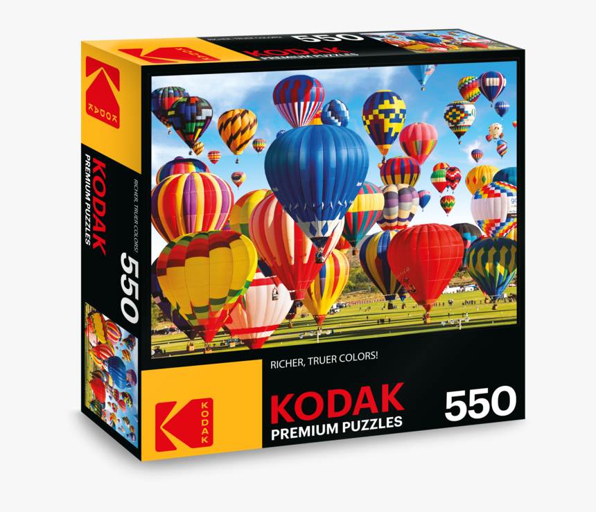 Kodak 550pc Puzzle Up Up And Away Hot Air Balloon Festival, HD Png Download