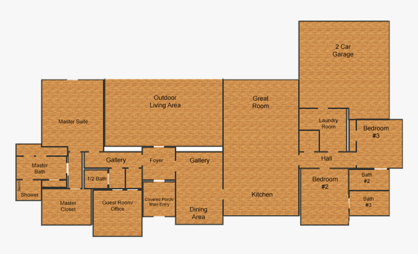 Live Oak Png -live Oak Floor Plan, Transparent Png