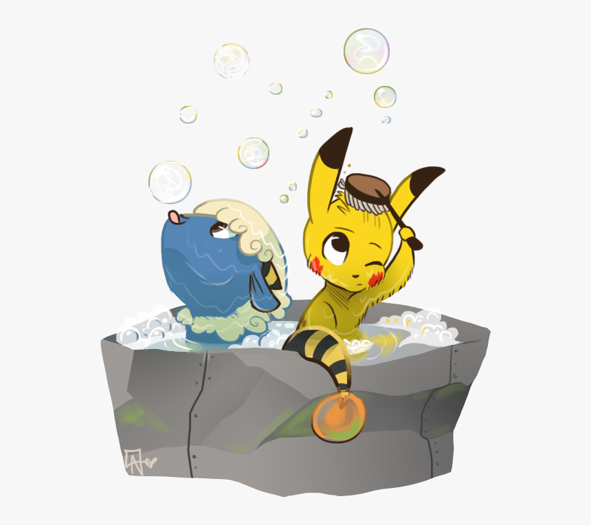 Saffron The Mareep And Quail The Pikachu, HD Png Download