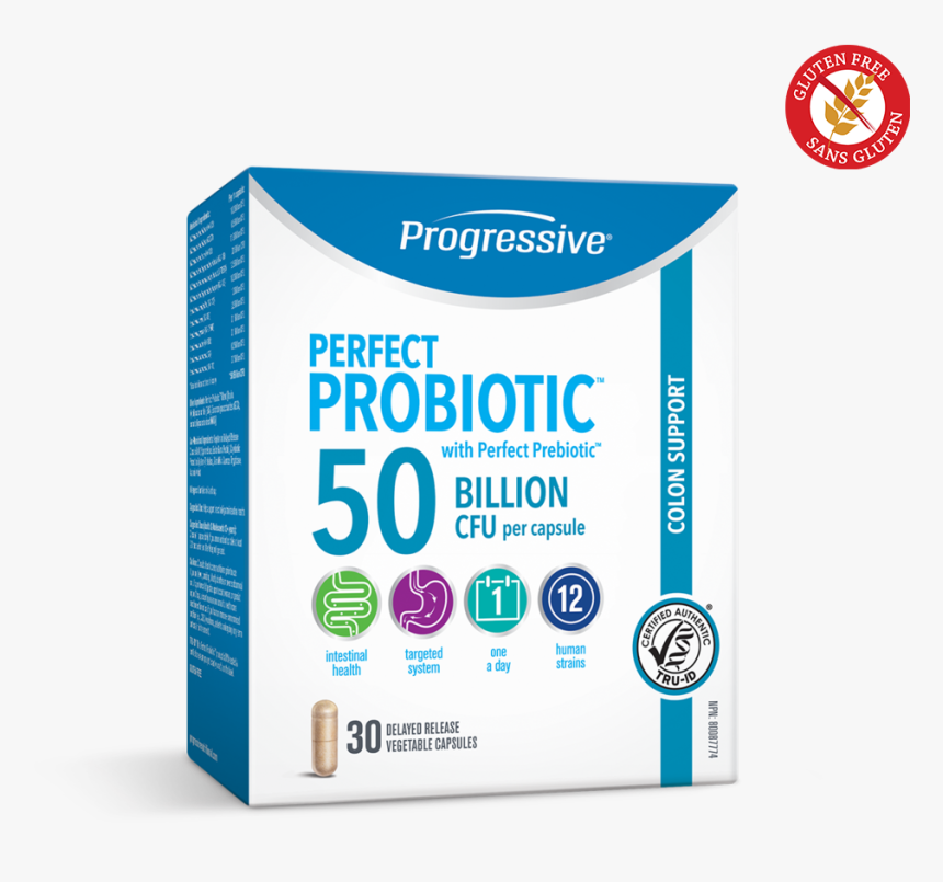 Progressive Probiotic 50billion 30count Colon English, HD Png Download
