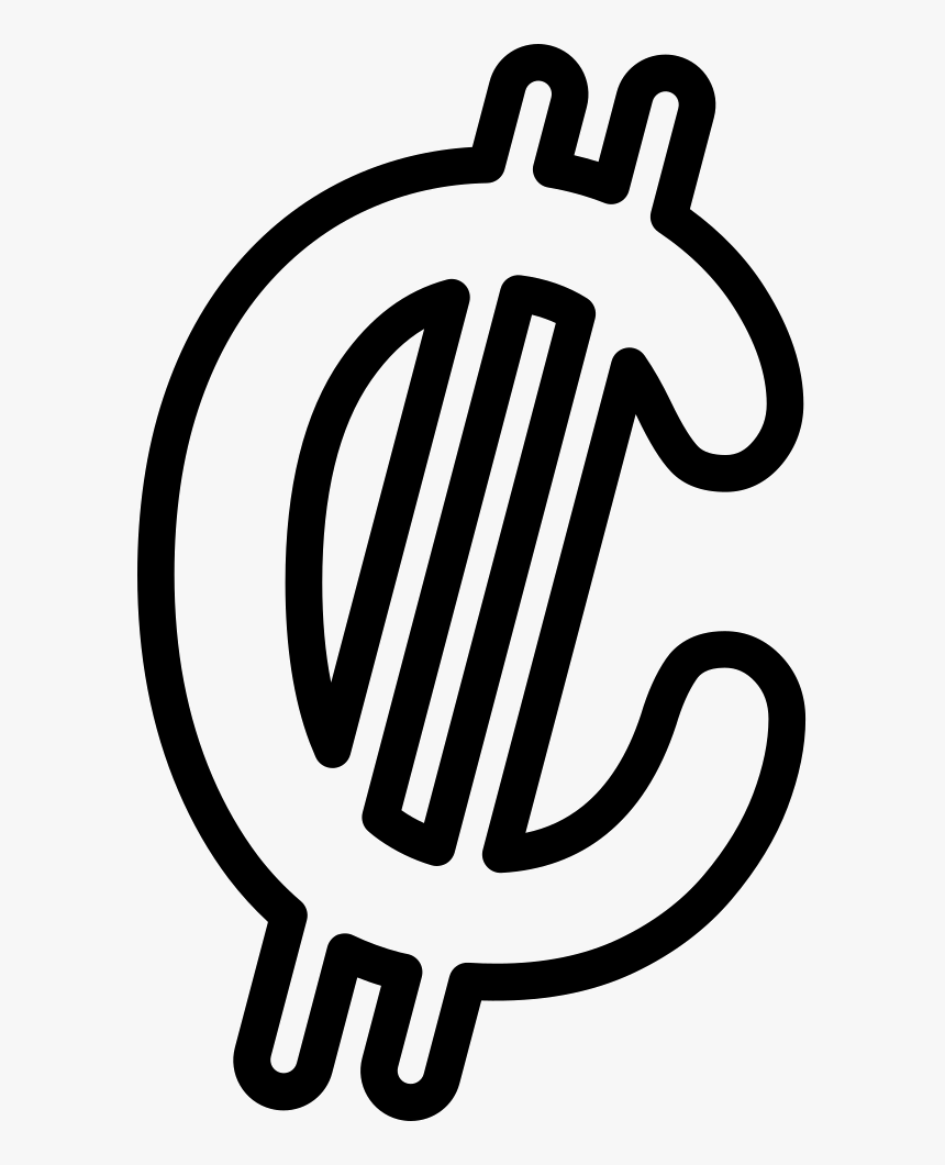 Costa Rica Colon Currency Symbol, HD Png Download