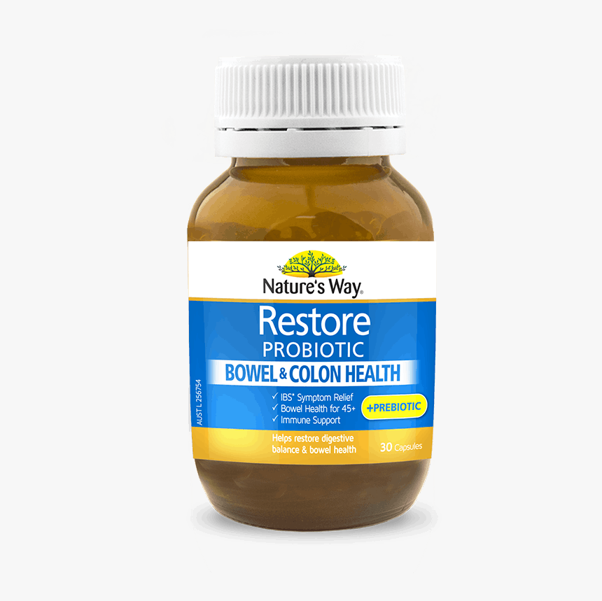 522993 Naturesway Restore Probiotics Bowel Colon Health, HD Png Download