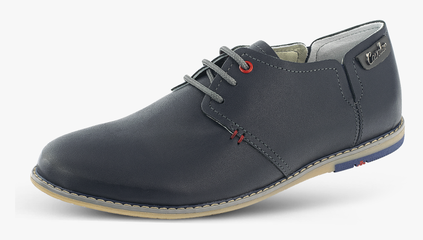 Men S Loafers In Dark Blue Nappa With Decorative Stitches, HD Png Download