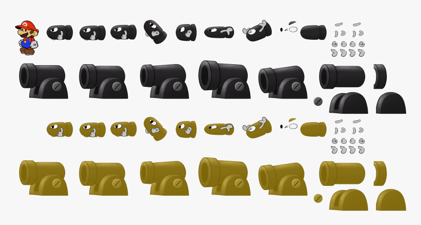 Bullet Bill And Bill Blaster, HD Png Download