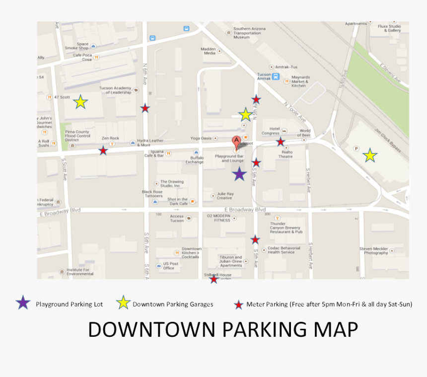 Downtown-parking, HD Png Download