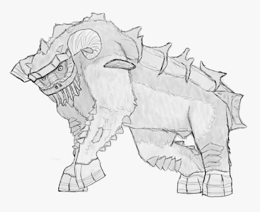 Colossus Sketch, HD Png Download