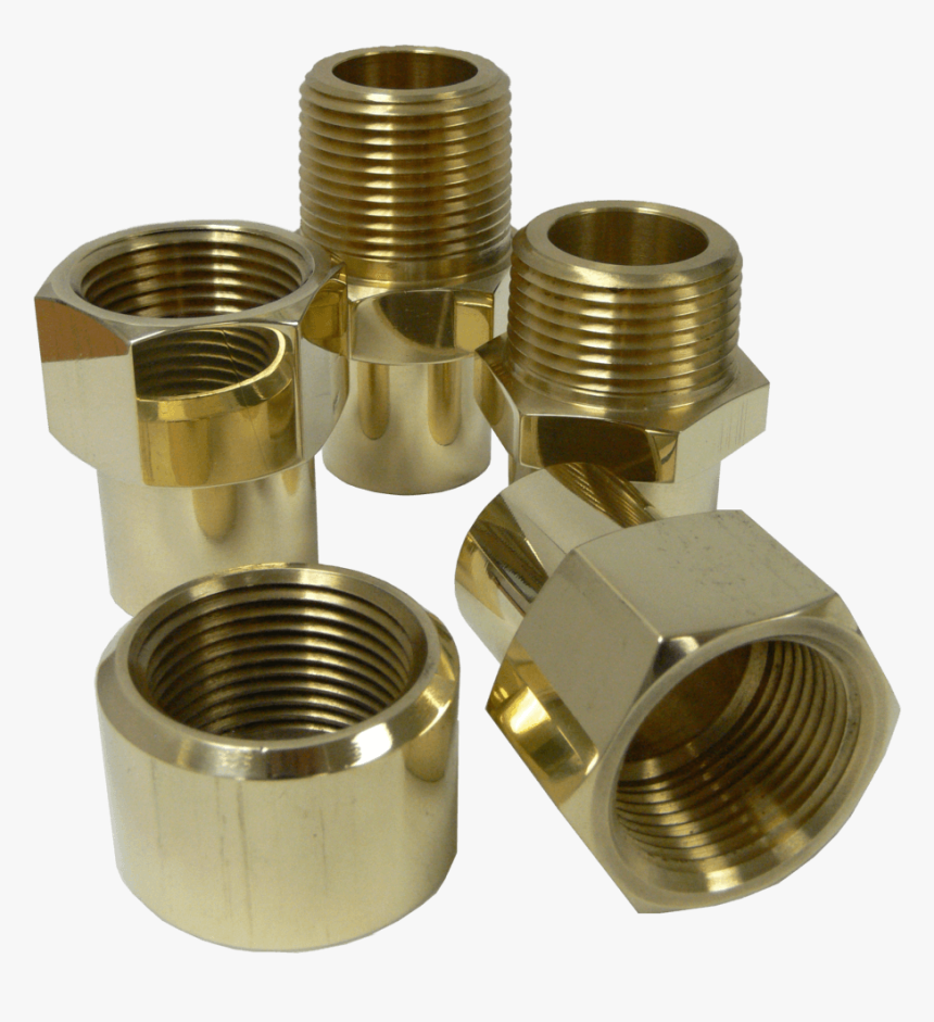 Brass Tube To Pipe Adapters, HD Png Download