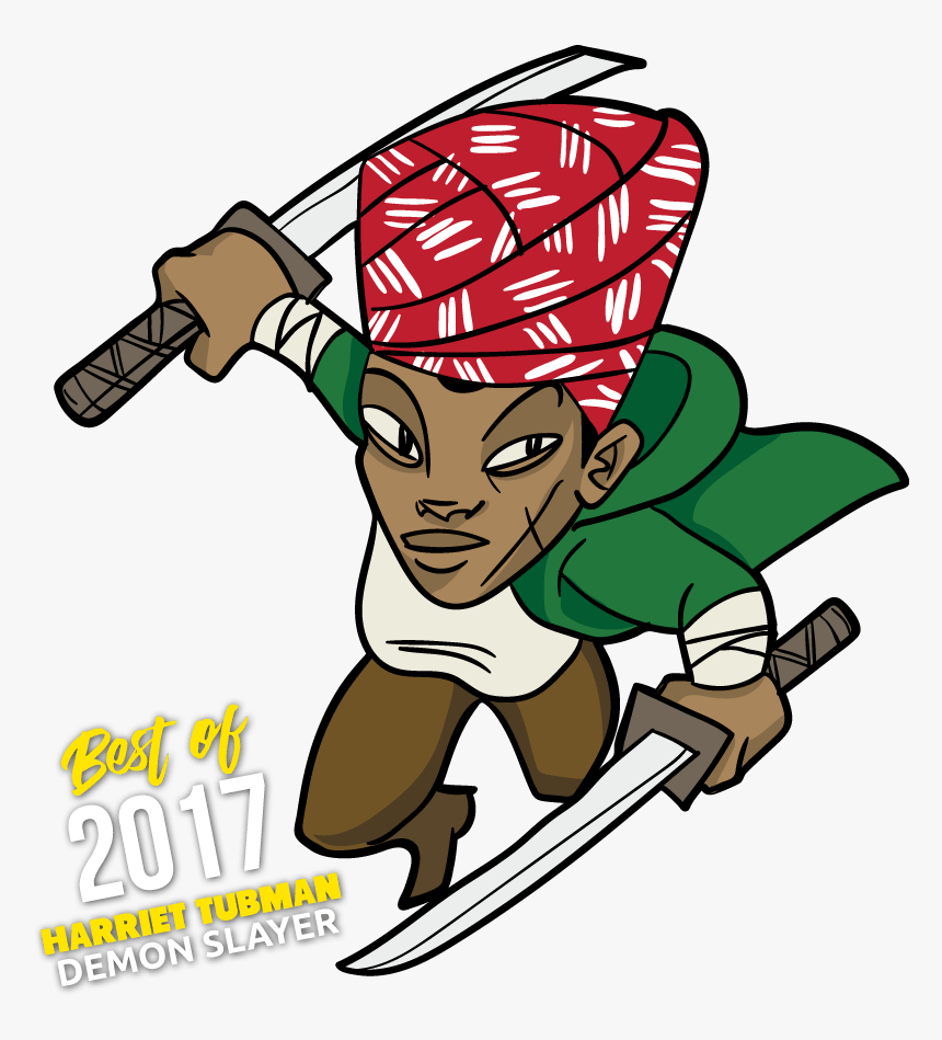 Harriet Tubman Demon Slayer By David Crownson, HD Png Download
