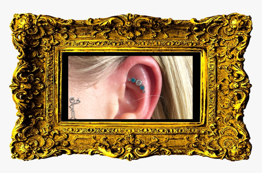 Faux Rook Piercing, HD Png Download
