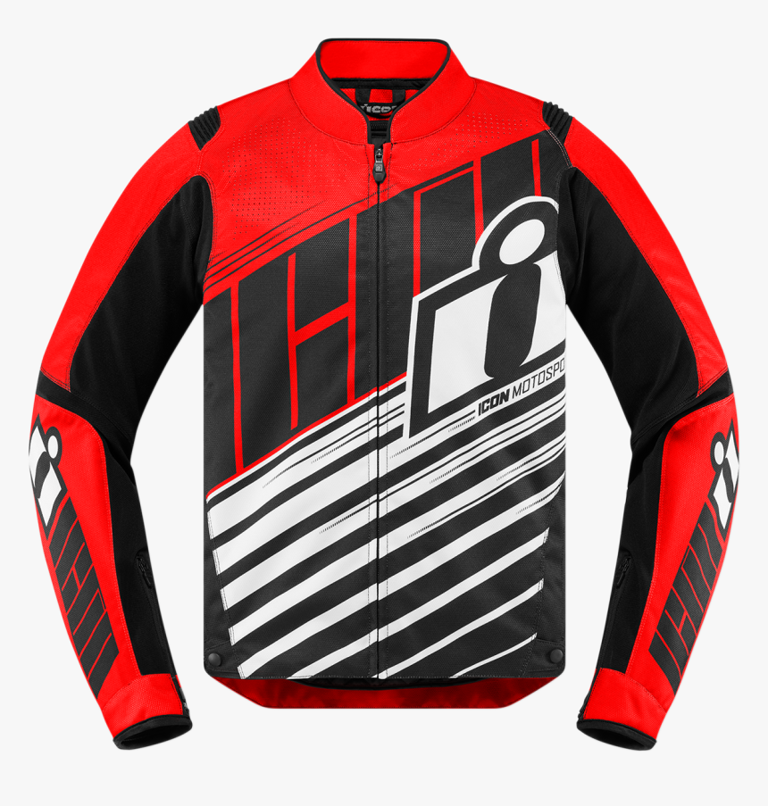 Icon Red Overlord Sb2 Textile Motorcycle Riding Street, HD Png Download