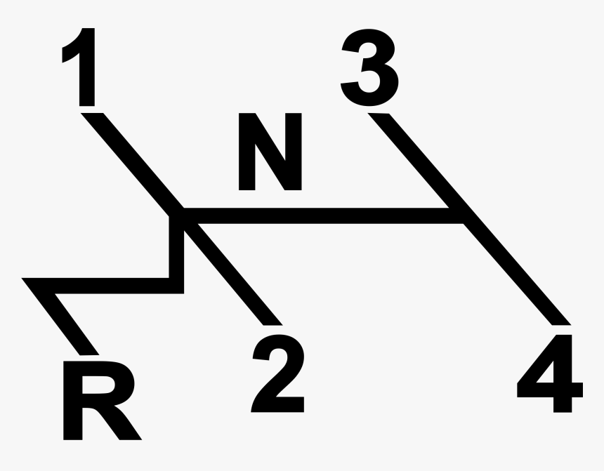 Vw Shift Pattern Diagram Clip Arts, HD Png Download
