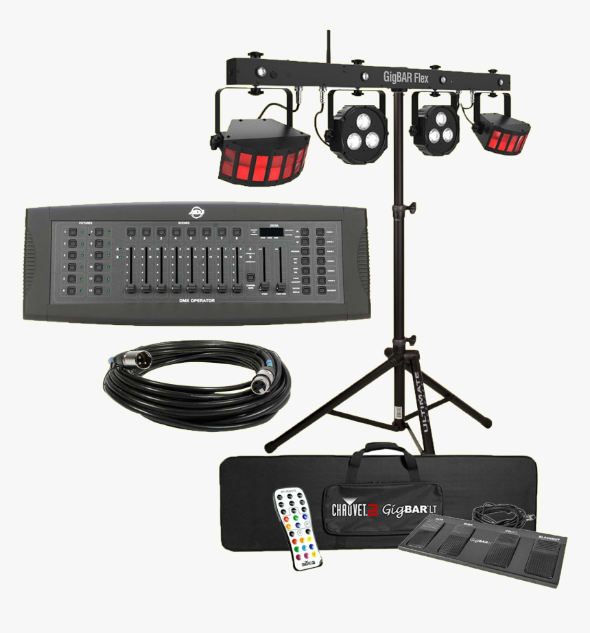 Chauvet Dj Gigbar Flex System With American Dj Dmx, HD Png Download