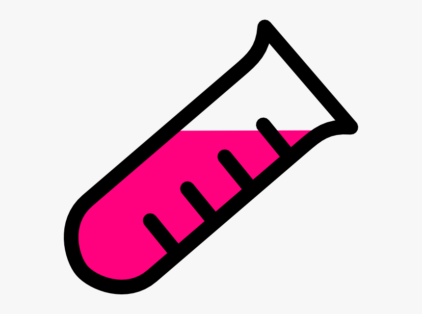 Pink Test Tube Svg Clip Arts, HD Png Download
