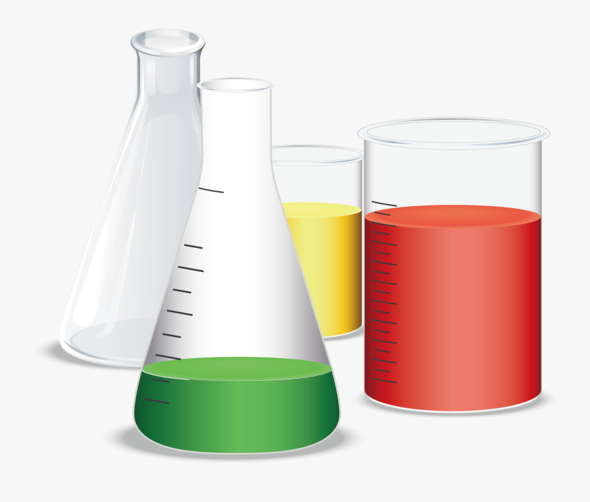 Chemistry Test Tubes And Beakers, HD Png Download