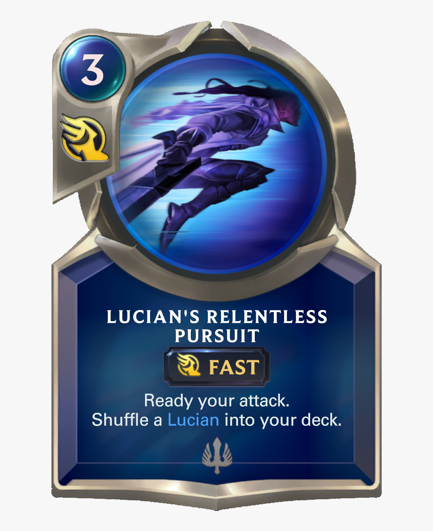 Lucian S Relentless Pursuit Card Image, HD Png Download