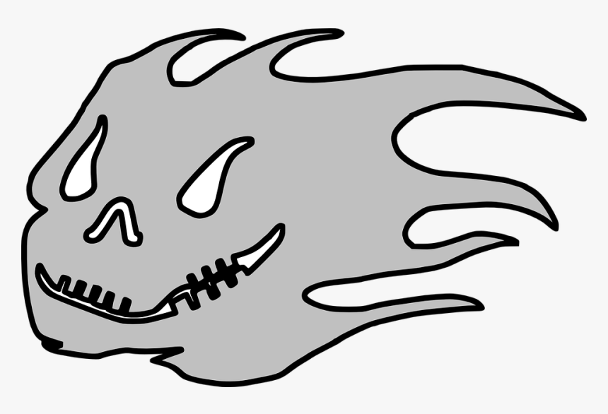 Skull, Ghastly, Halloween, Scary, Spooky, Horror, Evil, HD Png Download
