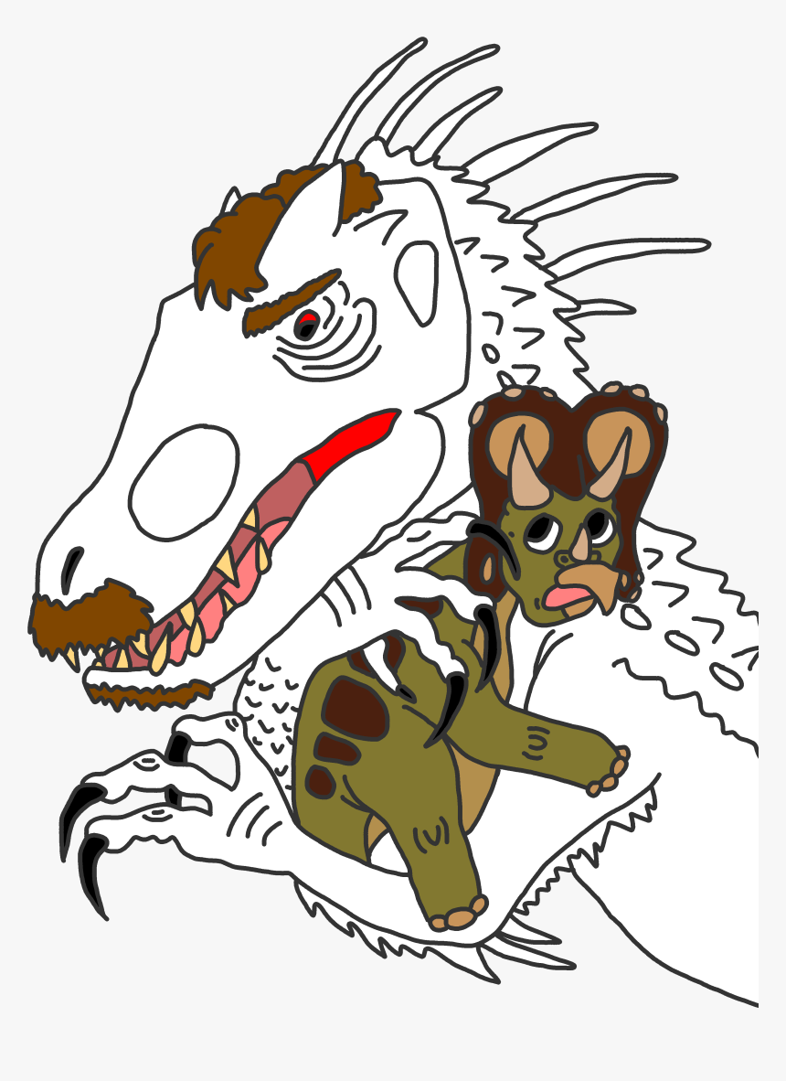 Stegoceratops Or Indominus Rex, HD Png Download