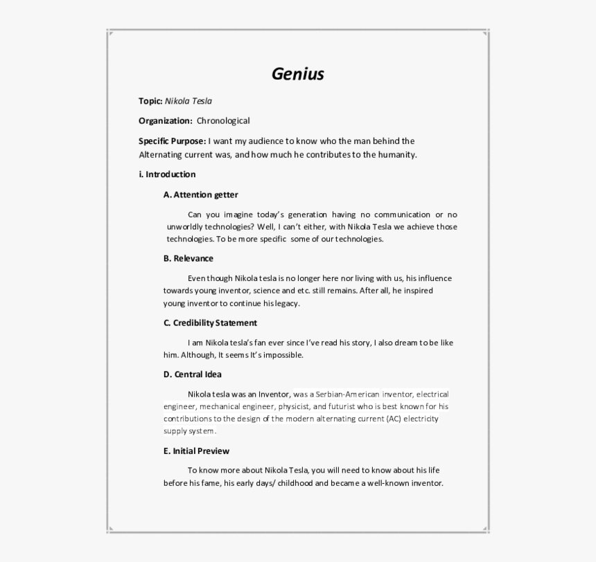 Nikola Tesla Png, Transparent Png