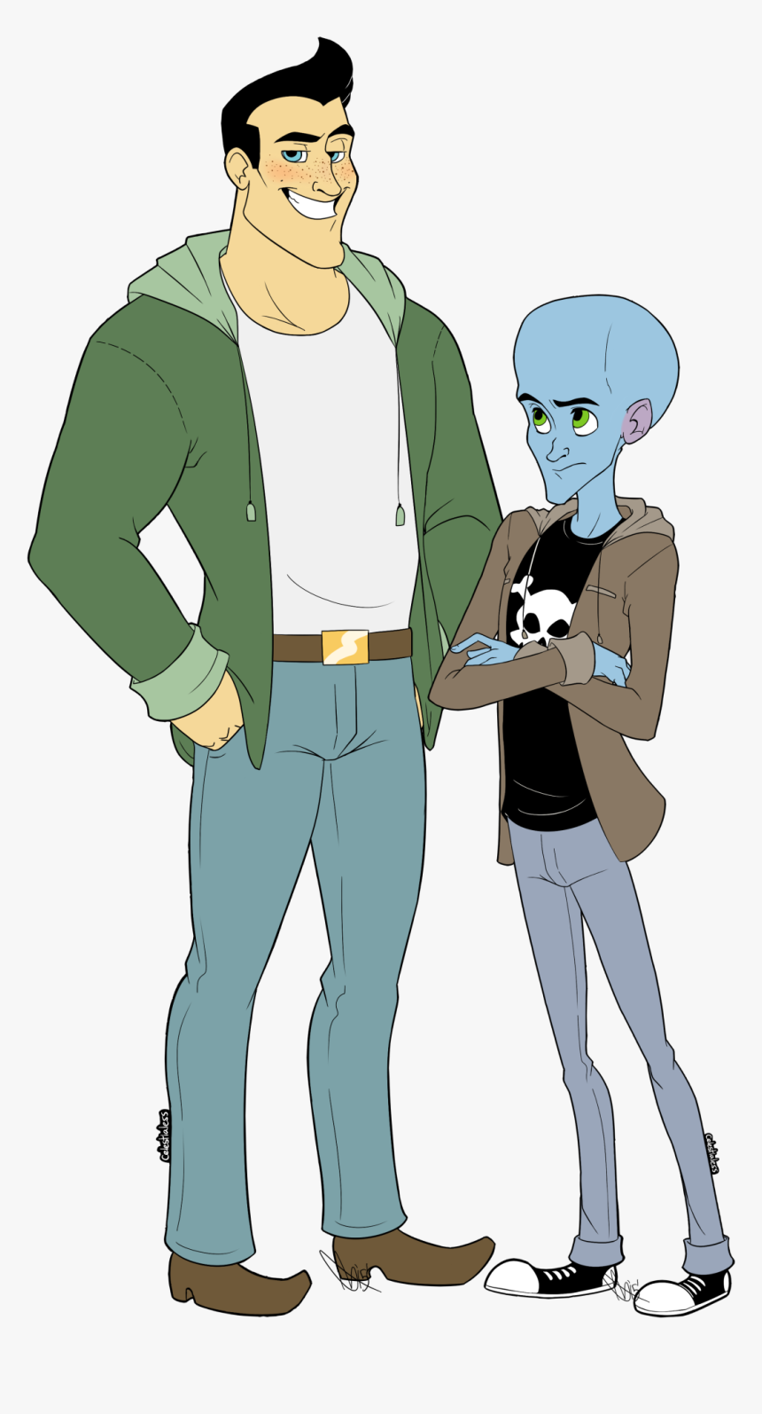 Teenage Metro Man And Megamind Designs Based On Megamind, HD Png Download