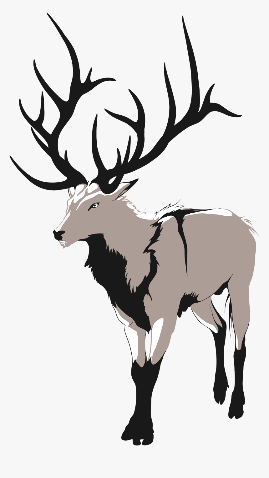 Red Deer Artemis Drawing, HD Png Download