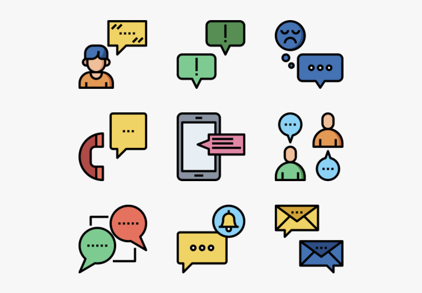 Message Bubbles, HD Png Download