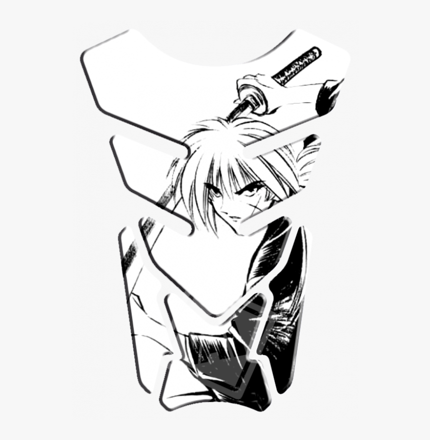 Adesivo Protetor De Tanque Rurouni Kenshin Samurai, HD Png Download