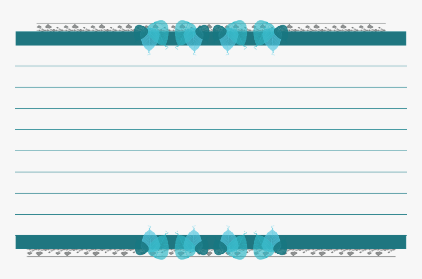 Recipe Card, Blue, Leaf, Ingredient, Pattern, Recipe, HD Png Download