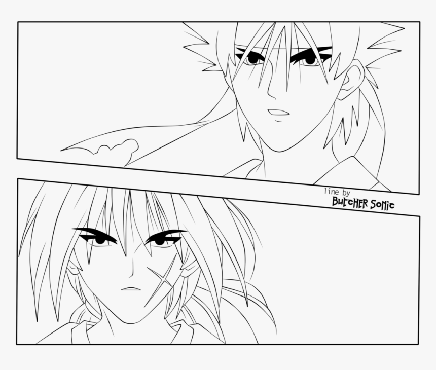 Rurouni Kenshin 155 P16 Zanza And Kenny By Butchersonic, HD Png Download