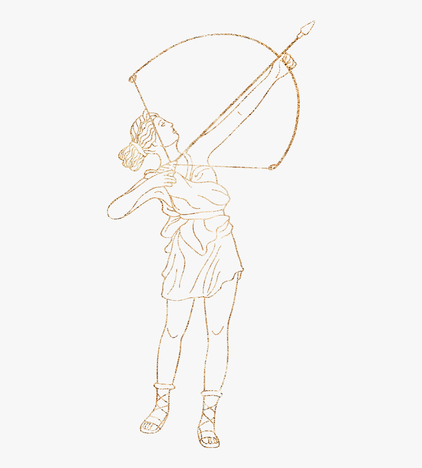 Artemis With A Bow, HD Png Download