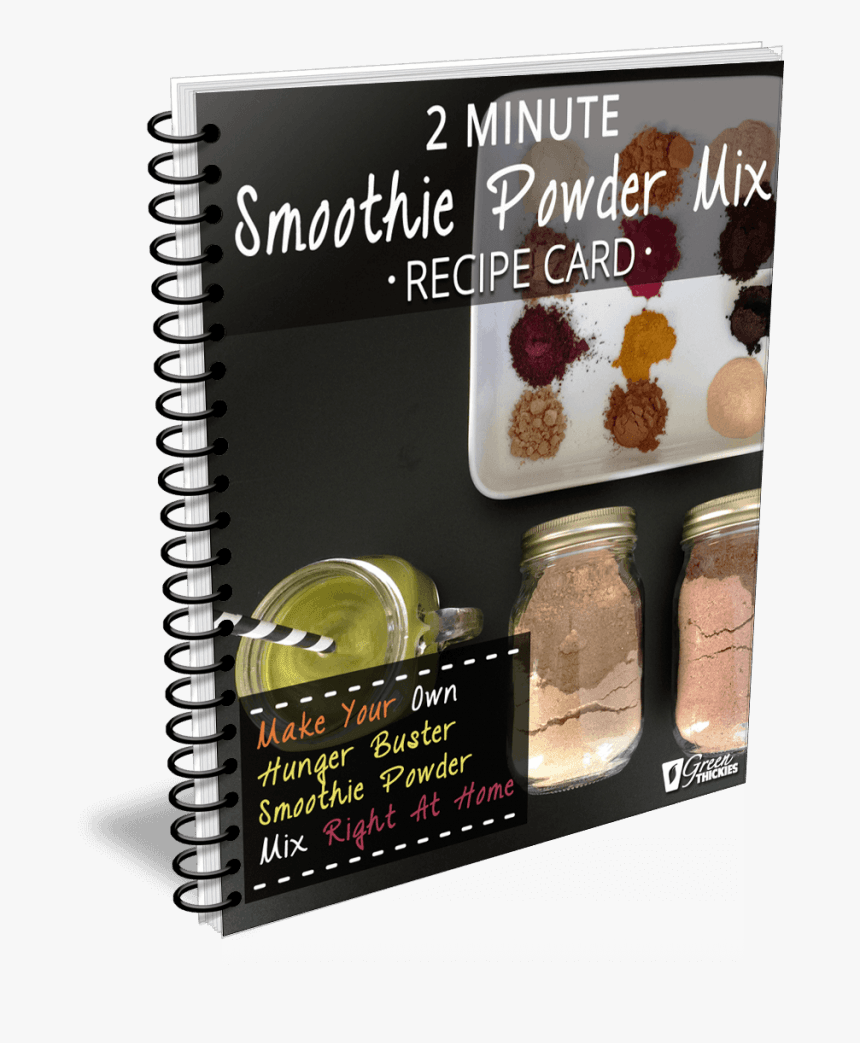 2 Minute Smoothie Powder Mix Recipe Card, HD Png Download