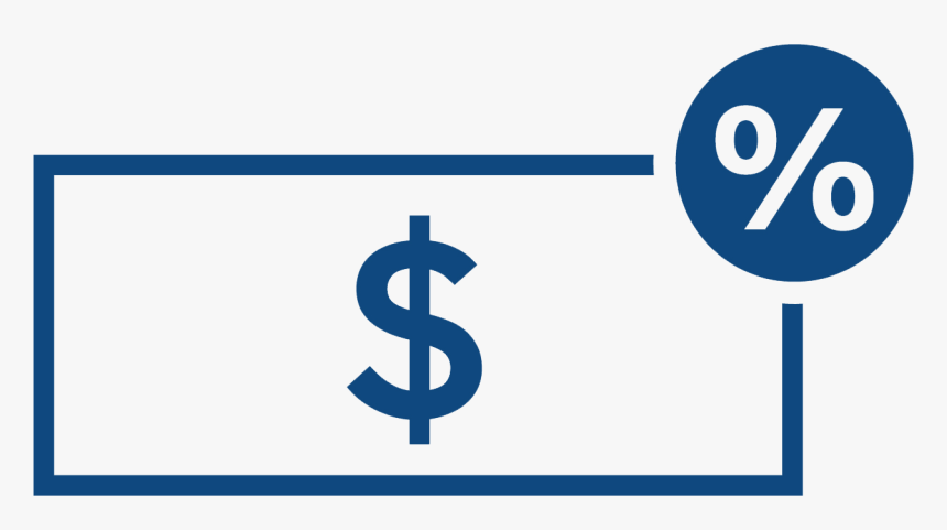 Icon Bills Percent, HD Png Download