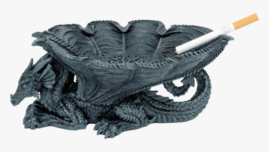Furled Dragon Wing Ashtray, HD Png Download