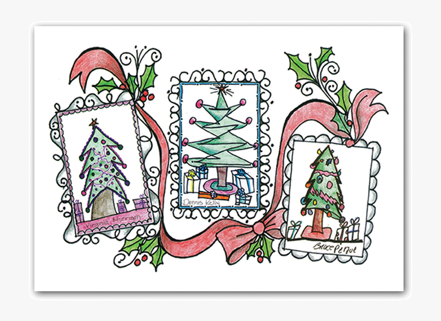 Holiday Card Png, Transparent Png