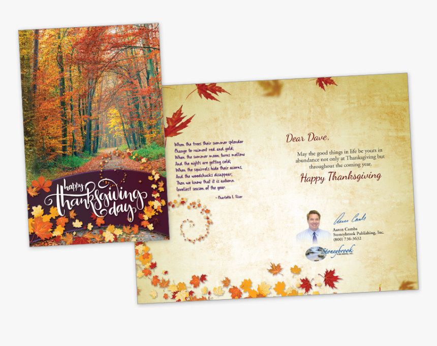 2019 Thanksgiving Card Style A, HD Png Download