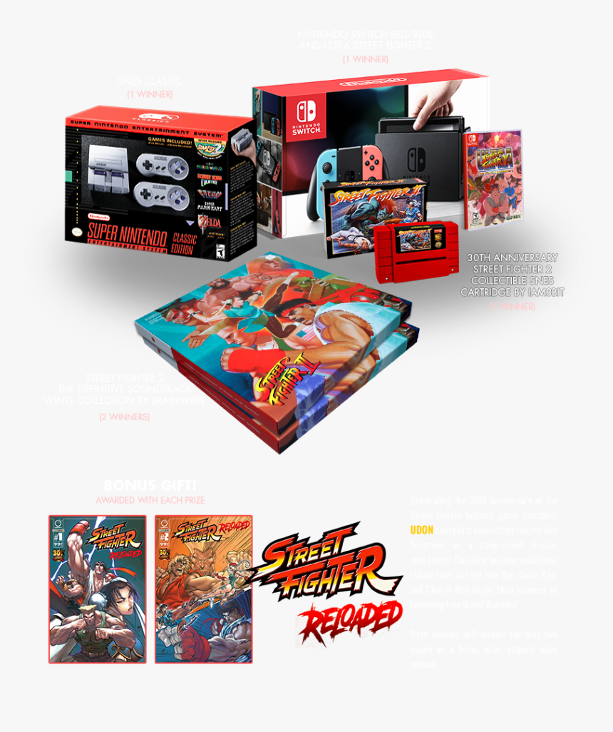 Win A Nintendo Switch, Snes Classic, Collectible Iam8bit, HD Png Download