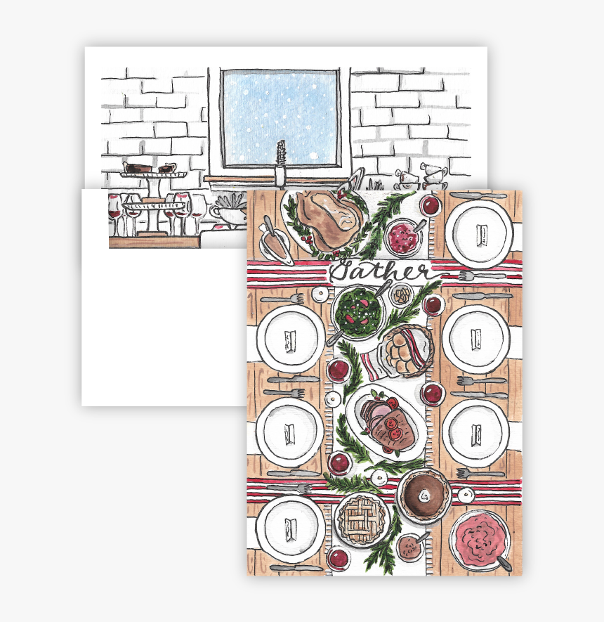 Holiday Card Png, Transparent Png