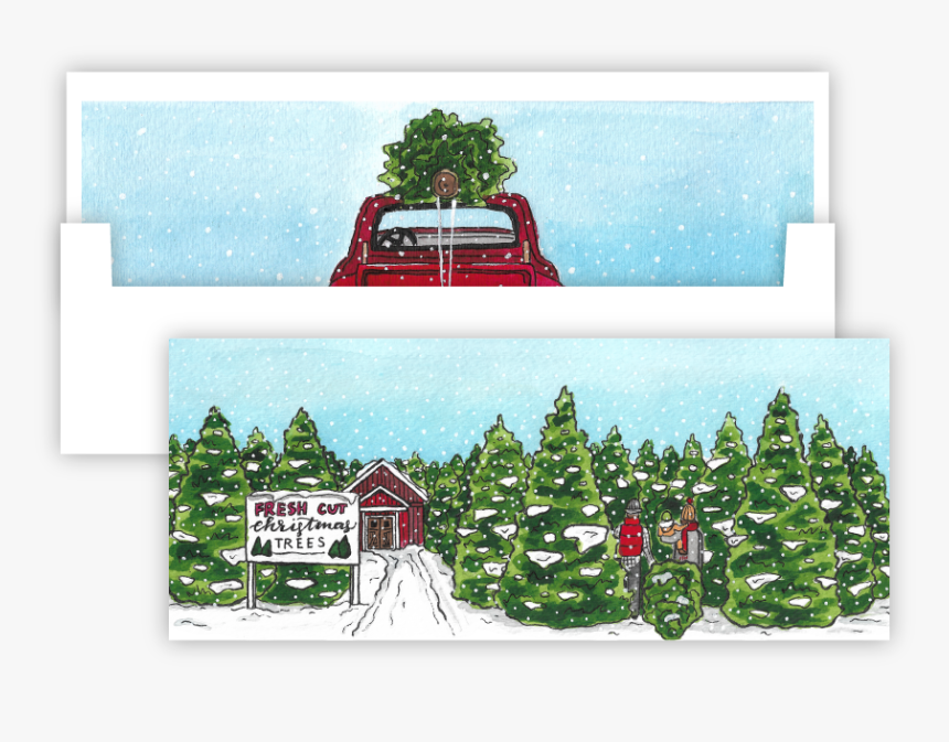 Holiday Card Png, Transparent Png