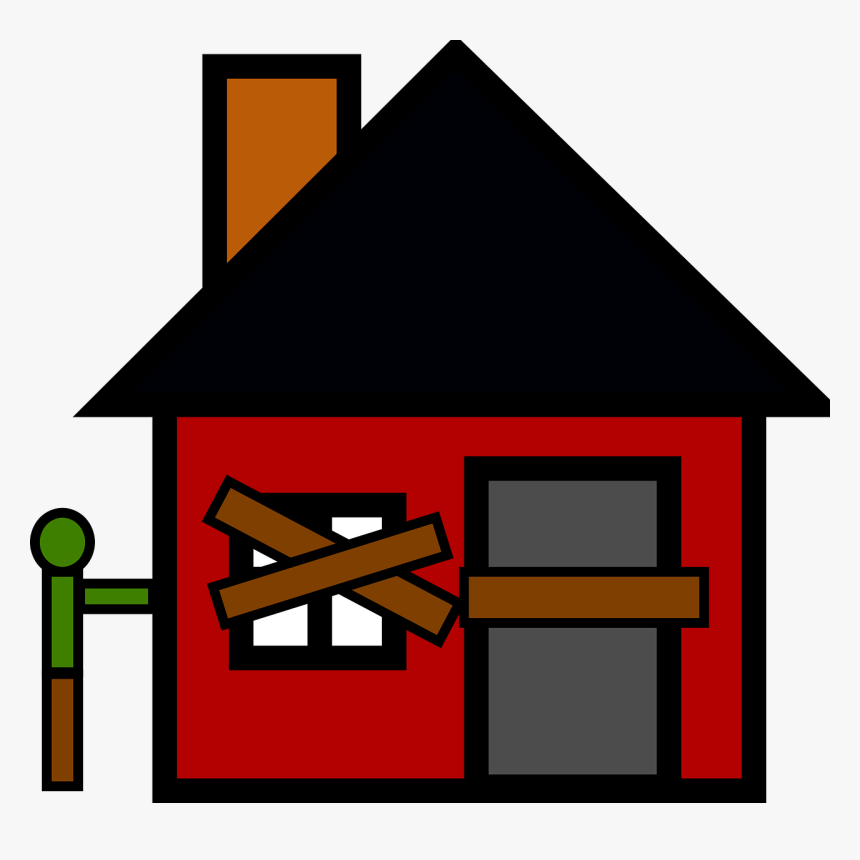 Foreclosure, Abandoned, Home, Empty, House, Estate, HD Png Download