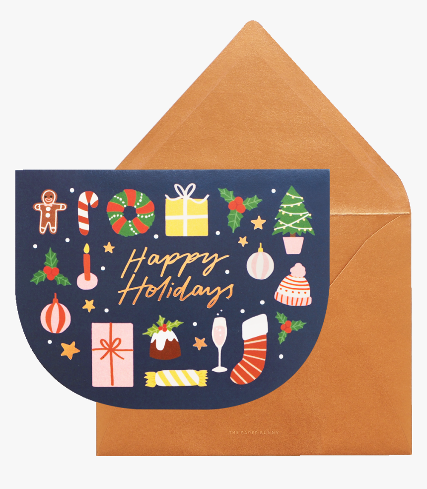 Holiday Card Png, Transparent Png